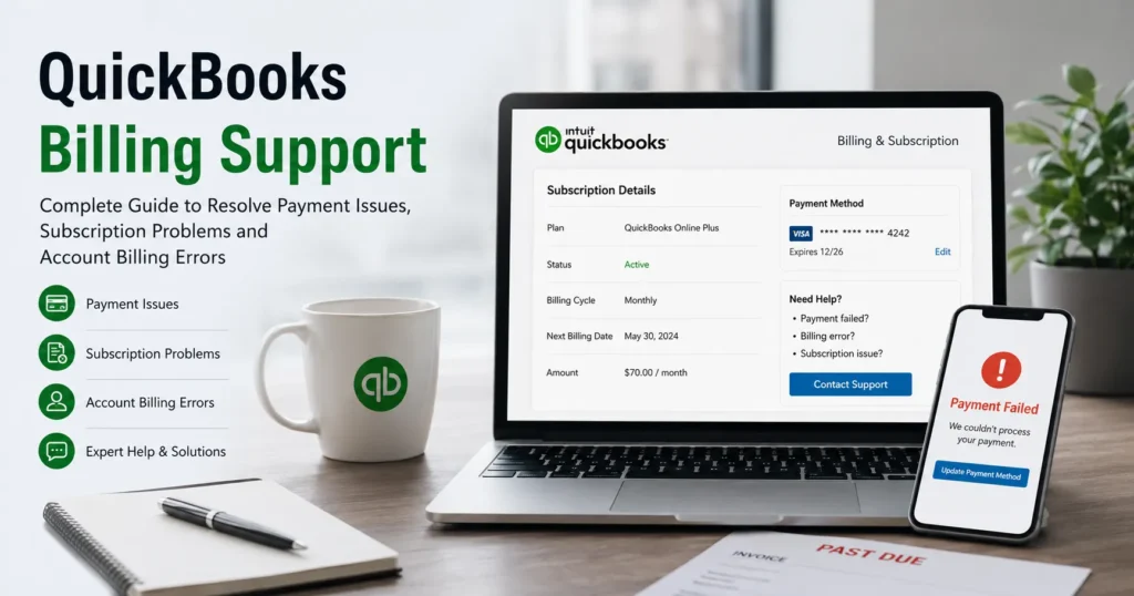 QuickBooks Billing Support Guide: Resolve Payment Errors, Subscription Issues, Refund Requests & Billing Problems
