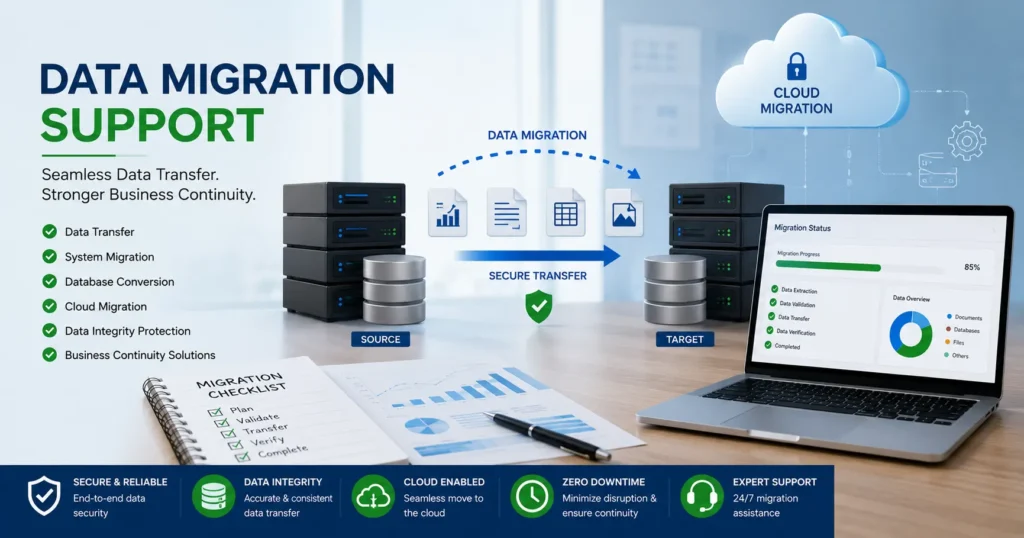 Data Migration Support: Expert Data Transfer & System Migration Guide
