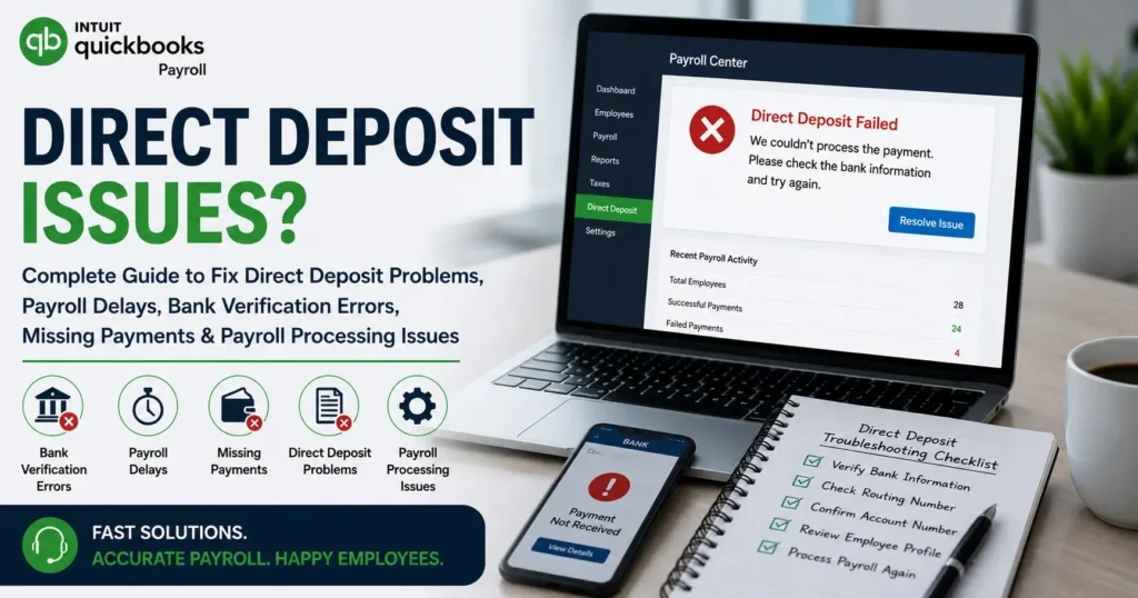 Direct Deposit Issues: Fix Payroll Delays & Missing Payments