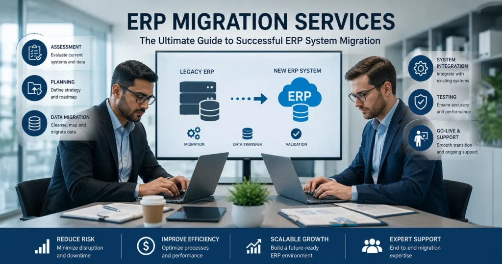 ERP Migration Services – Expert ERP Data Migration, System Upgrade & Cloud Migration Solutions