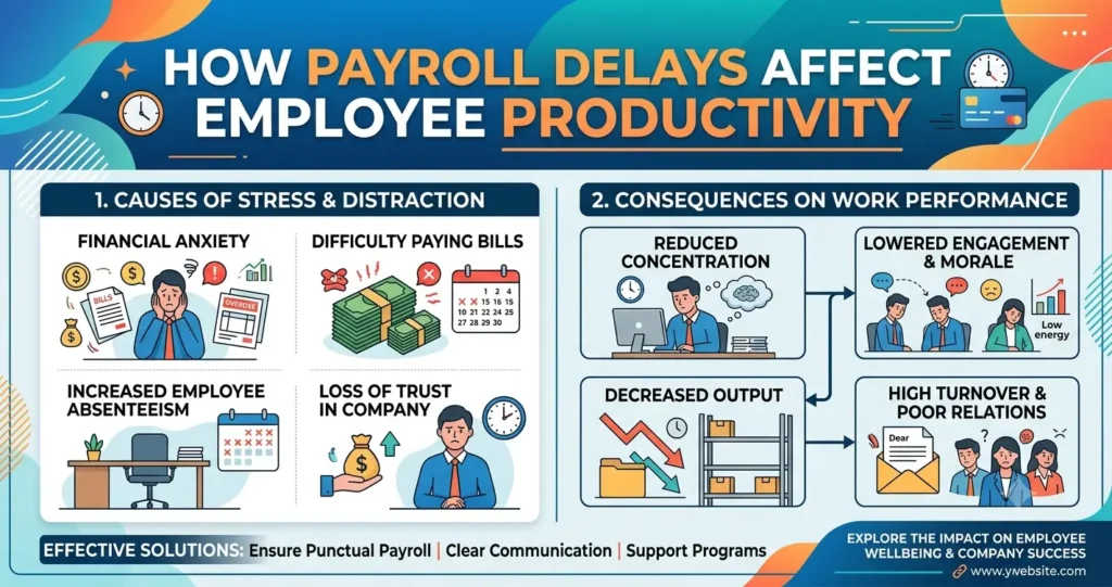 How Payroll Delays Affect Employee Productivity and Morale