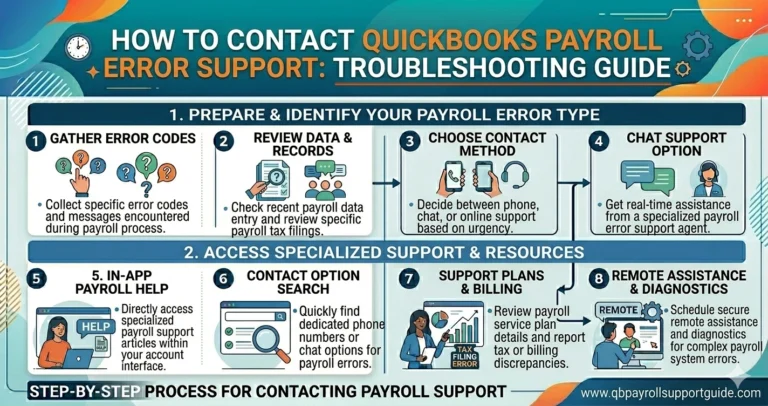 How to Contact QuickBooks Payroll Error Support: Troubleshooting Guide