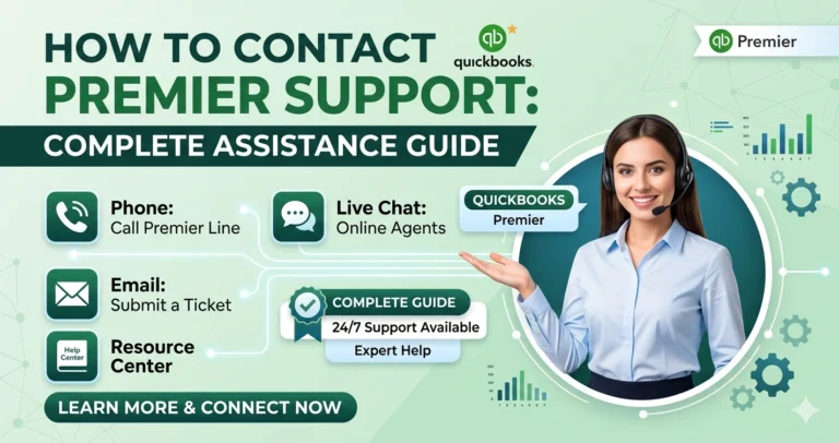 How to Contact QuickBooks Premier Support: Complete Assistance Guide