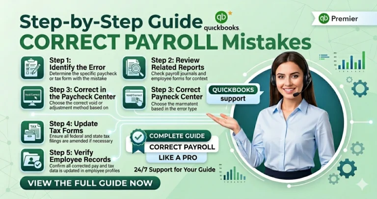 How to Correct Payroll Mistakes in QuickBooks: Step-by-Step Guide