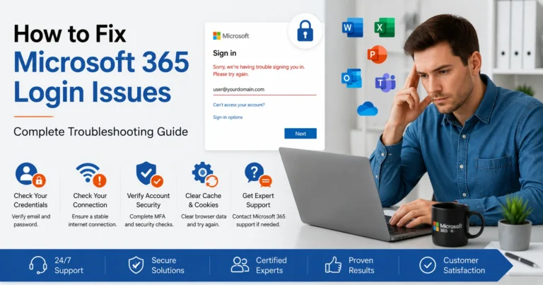 How to Fix Microsoft 365 Login Issues: Complete Troubleshooting Guide for Sign-In Problems