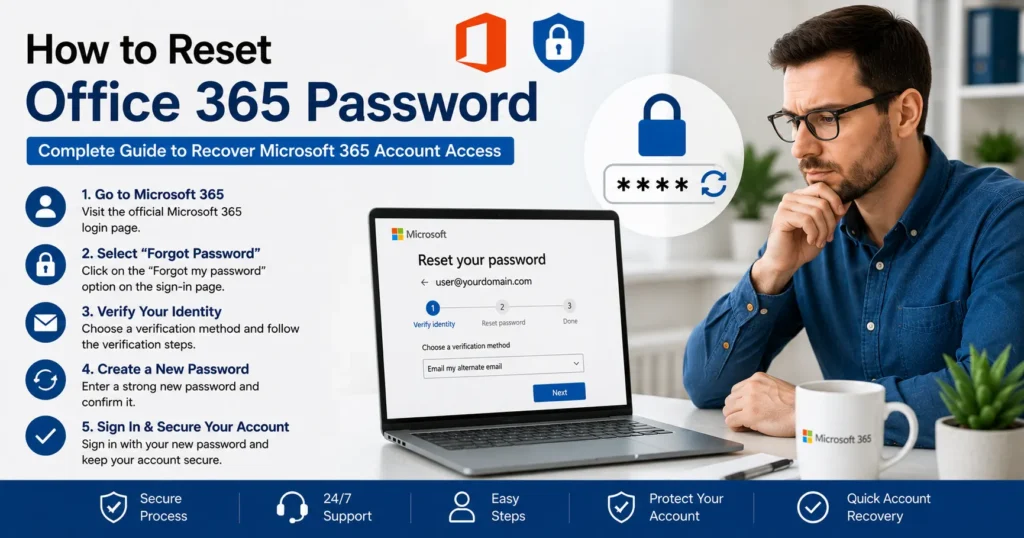 How to Reset Office 365 Password: Complete Guide to Recover Microsoft 365 Account Access