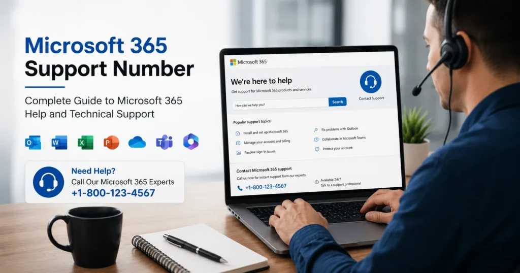 Microsoft 365 Support Number: Complete Guide to Microsoft 365 Help, Troubleshooting & Technical Assistance