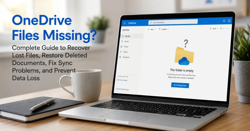 OneDrive Files Missing? Complete Guide to Recover Lost Files, Restore Deleted Documents, Fix Sync Issues & Recover Missing Folders