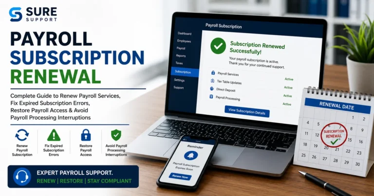 Payroll Subscription Renewal: Fix Renewal Errors & Restore Access