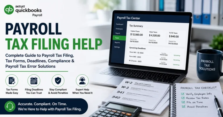 Payroll Tax Filing Help | Fix Tax Forms, Deadlines & Errors