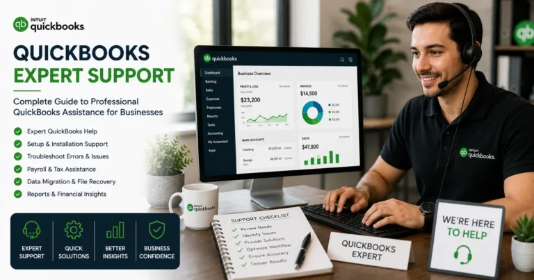 QuickBooks Expert Support: Professional Help for Setup, Payroll, Errors, Data Recovery & Accounting Solutions