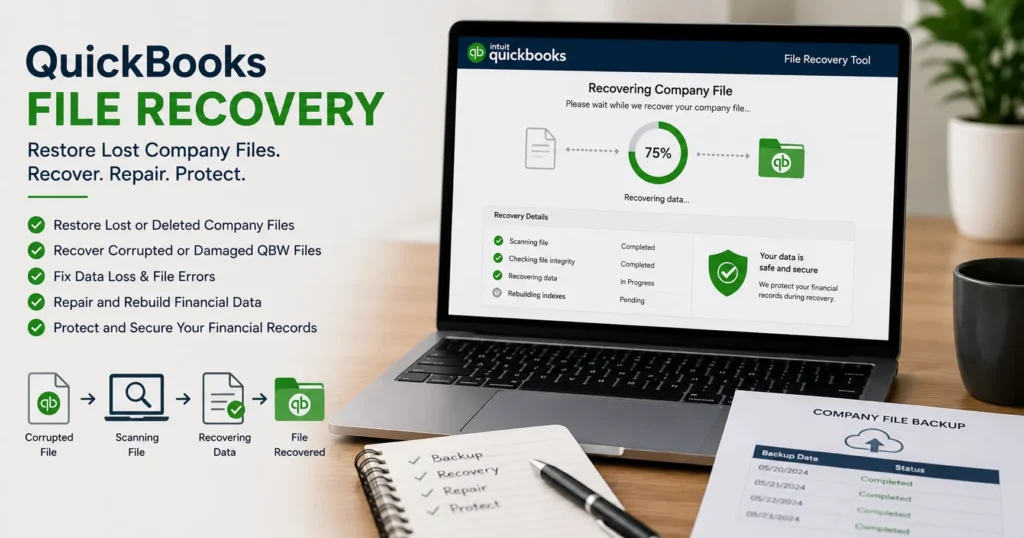 QuickBooks File Recovery Guide: Restore Lost & Corrupted Company Files