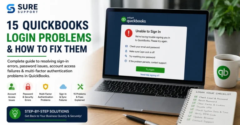 QuickBooks Login Problems: Fix Sign-In Errors & Access Issues