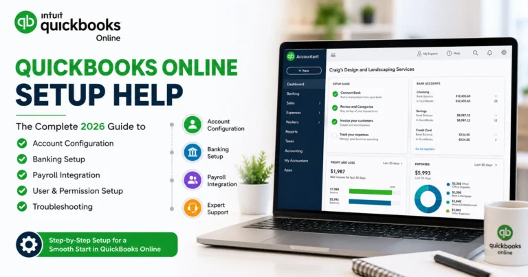 QuickBooks Online Setup Help: Complete 2026 Setup Guide
