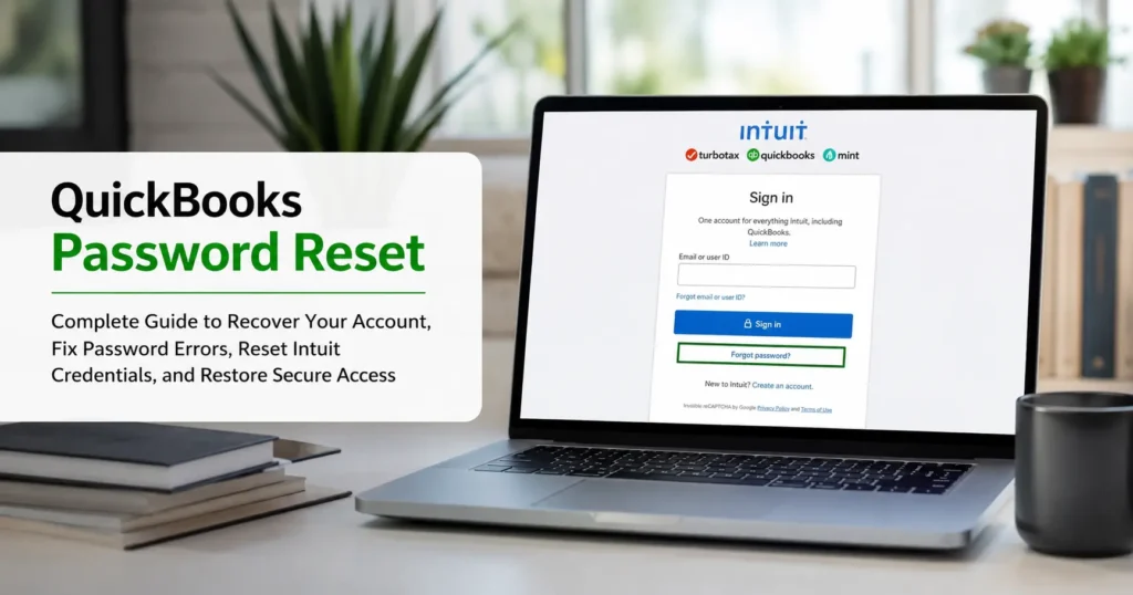 QuickBooks Password Reset Guide | Fix Login & Account Recovery Issues