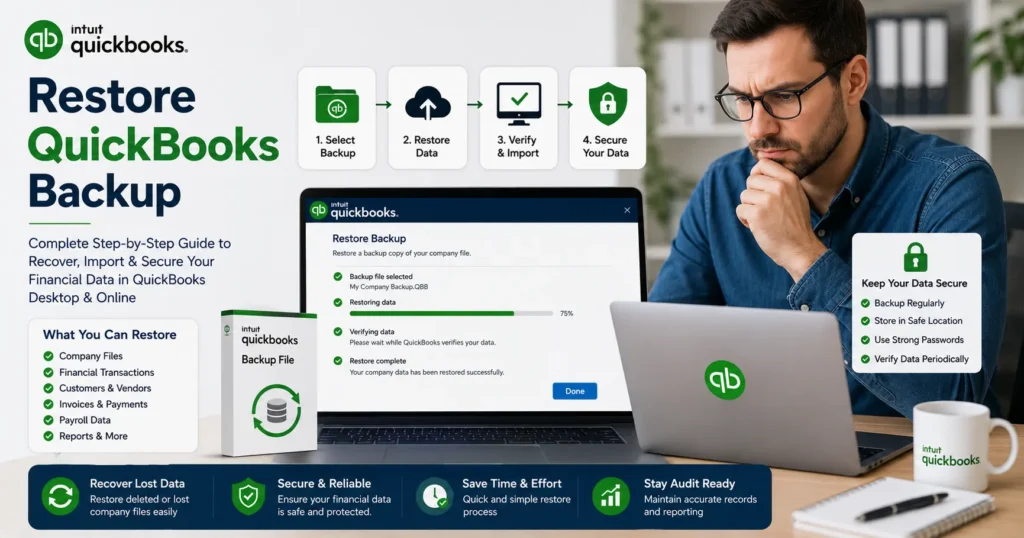 Restore QuickBooks Backup | Recover Company Files & Data