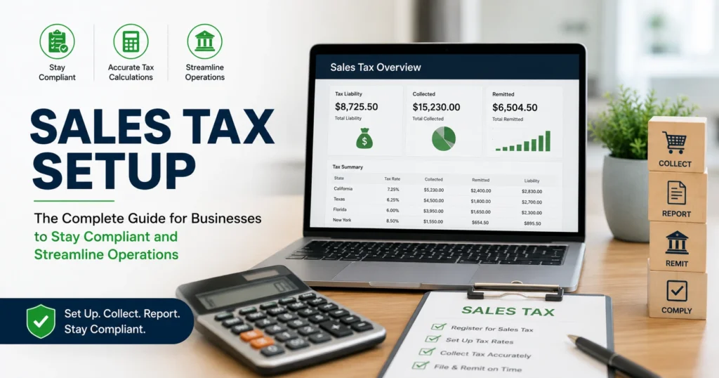 Sales Tax Setup Guide: Stay Compliant & Streamline Operations