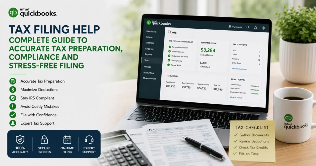 Tax Filing Help: Complete Guide to Filing Taxes Accurately, Avoiding Penalties & Maximizing Deductions