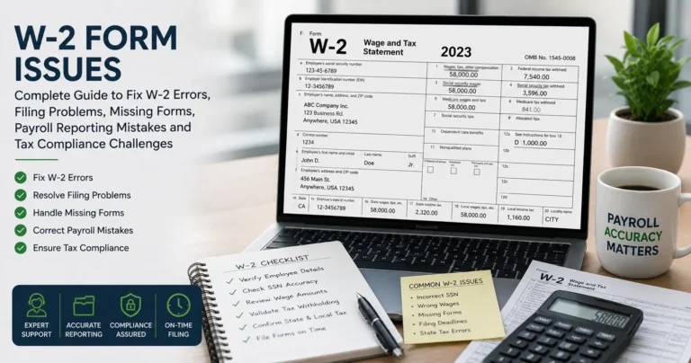 W-2 Form Issues: Complete Guide to Fix Payroll Errors, Missing W-2s & Filing Problems